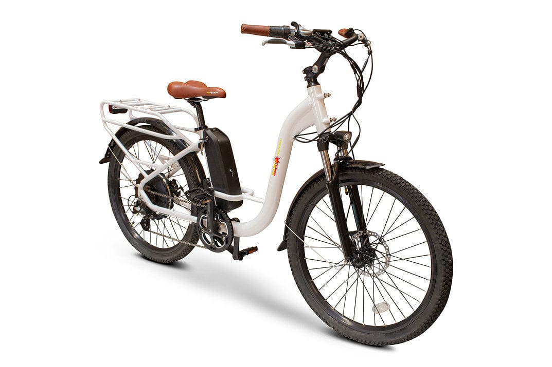 eWheels EW-Step-Thru e-Bike, Comfortable seat & ride, pedal-assist