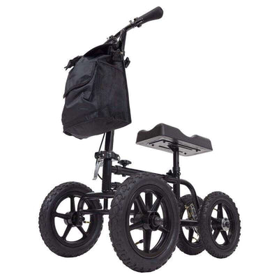 Vive All-Terrain Knee Walker, Dual Braking System, Large Tires
