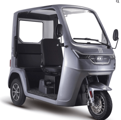 Pushpak 7000 - Luxury Tuk Tuk-type scooter 40 mile range, Covered