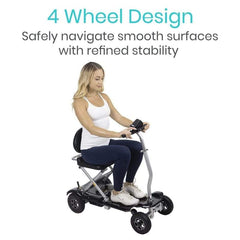 Vive Folding, Travel Mobility Scooter, variable speed, 11 miles per charge